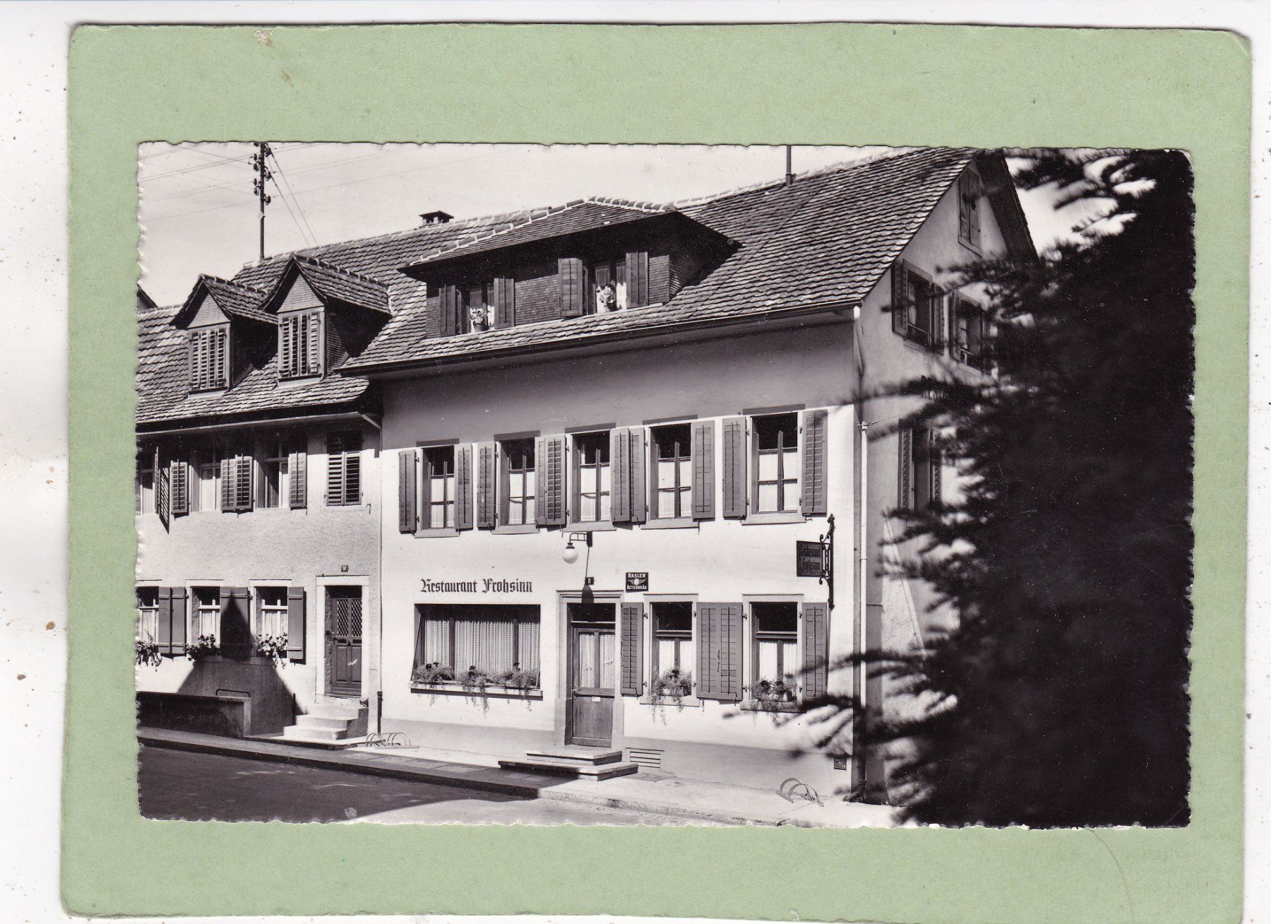 Cartoline postali: Baden Restaurant Frohsinn – Usato da Herisau venduto da Lisegrat2008