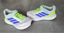 Adidas Kinder Hallenschuhe weiss/blau/grün Grösse 32