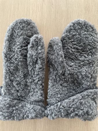 Wolle - Handschuhe grau ❄️