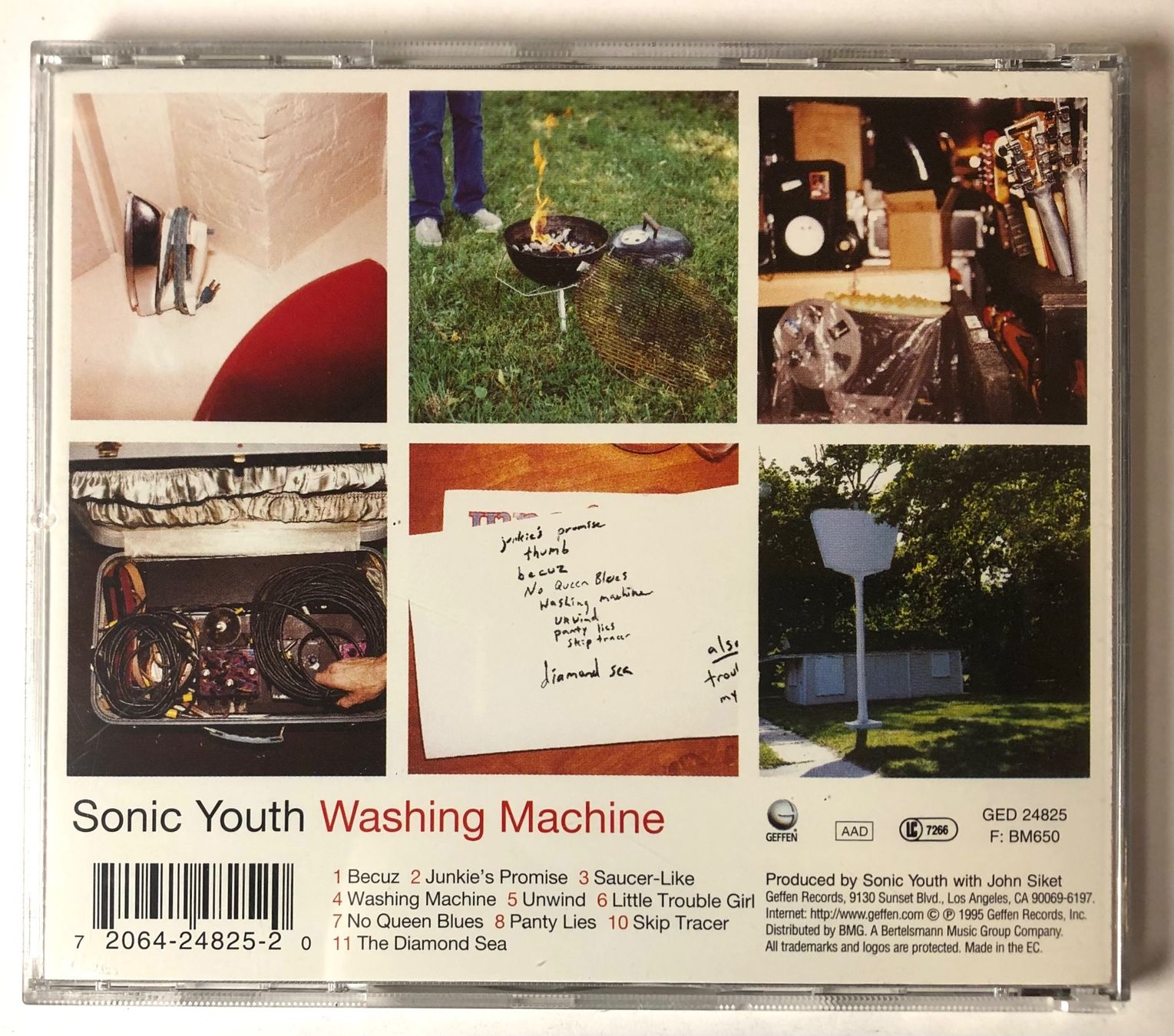 CDs: SONIC YOUTH . WASHING MACHINE – Gebraucht aus Poliez-Pittet von Newtown-Records 1