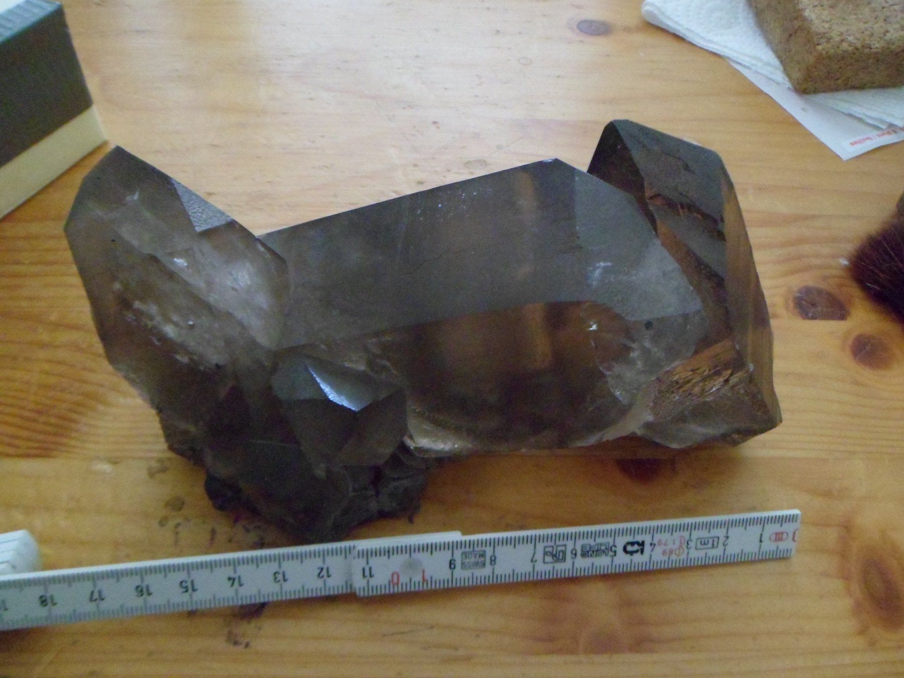 Minerali & Pietre curative: Rauchquarzstufe Schweiz – Usato da Affoltern am Albis venduto da Fossil60 1