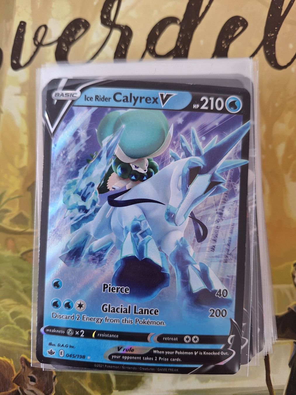 Pokémon Sammelbilder & Trading cards: Ice Rider Calyrex V - Pokemon – Gebraucht aus Altstätten SG von GGsGameshop