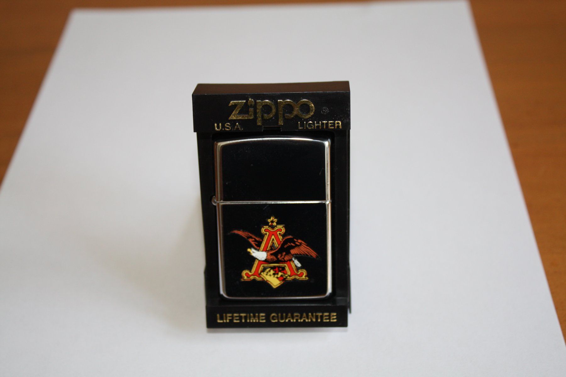 Zippo Feuerzeuge: Zippo Feuerzeug Anheuser Busch Budweiser – Neu (gemäss Beschreibung) aus Gattikon von astra24