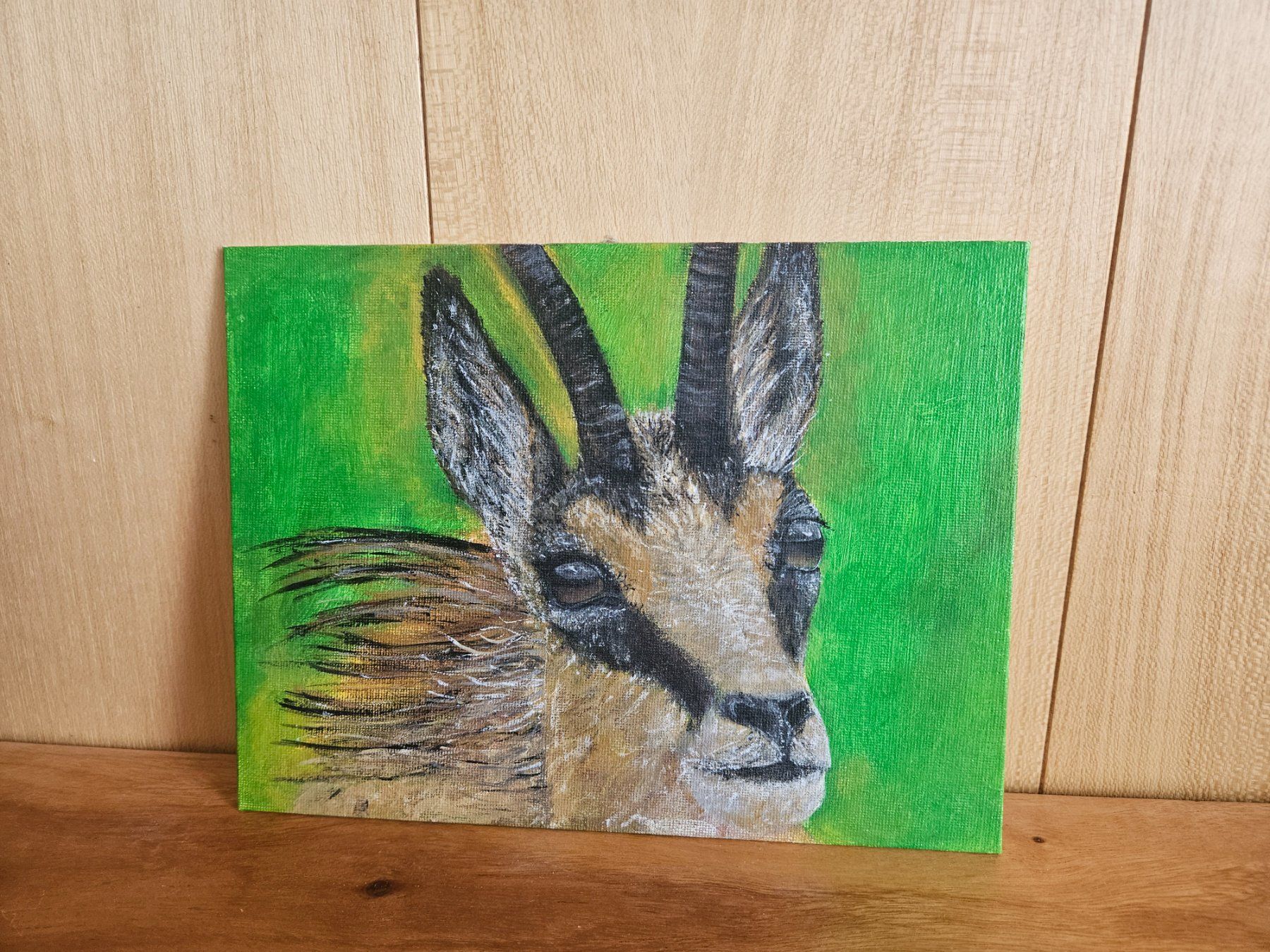Dipinti: Acrylbild_Gemse – Nuovo (secondo la descrizione) da Finstersee venduto da mar_h2tk
