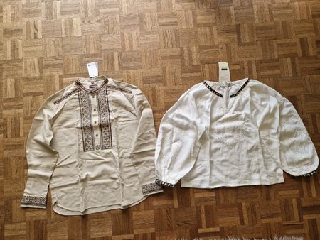 2 Ethno-Hemden aus der Ukraine (w & m)