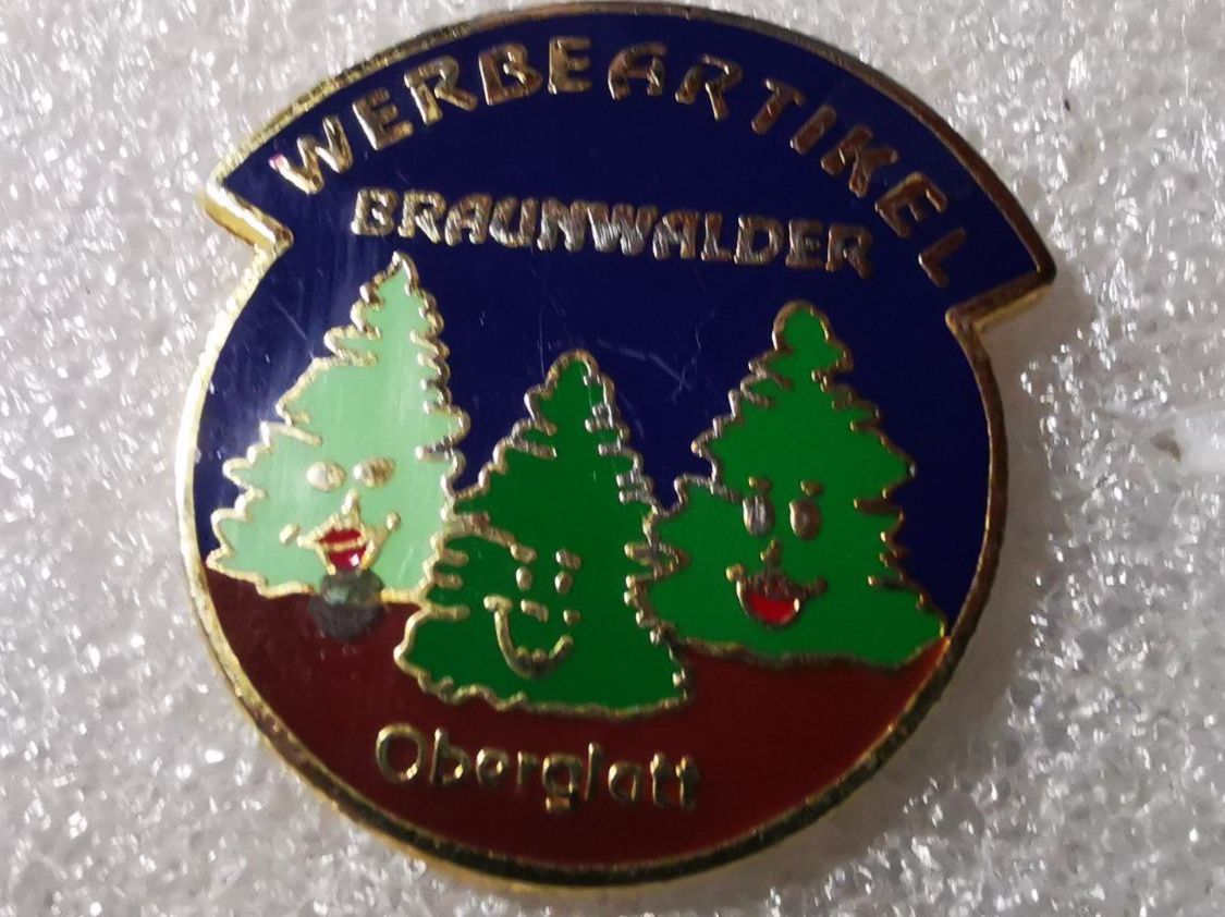 Plaketten & Abzeichen: Ansteckpin 9: Werbeartikel Braunwalder Oberglatt – Gebraucht aus Oppligen von Pin-Fall-Shop