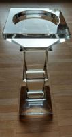 Lux. Kerzenständer. Massives Glas, geschliffen. 2,240 kg