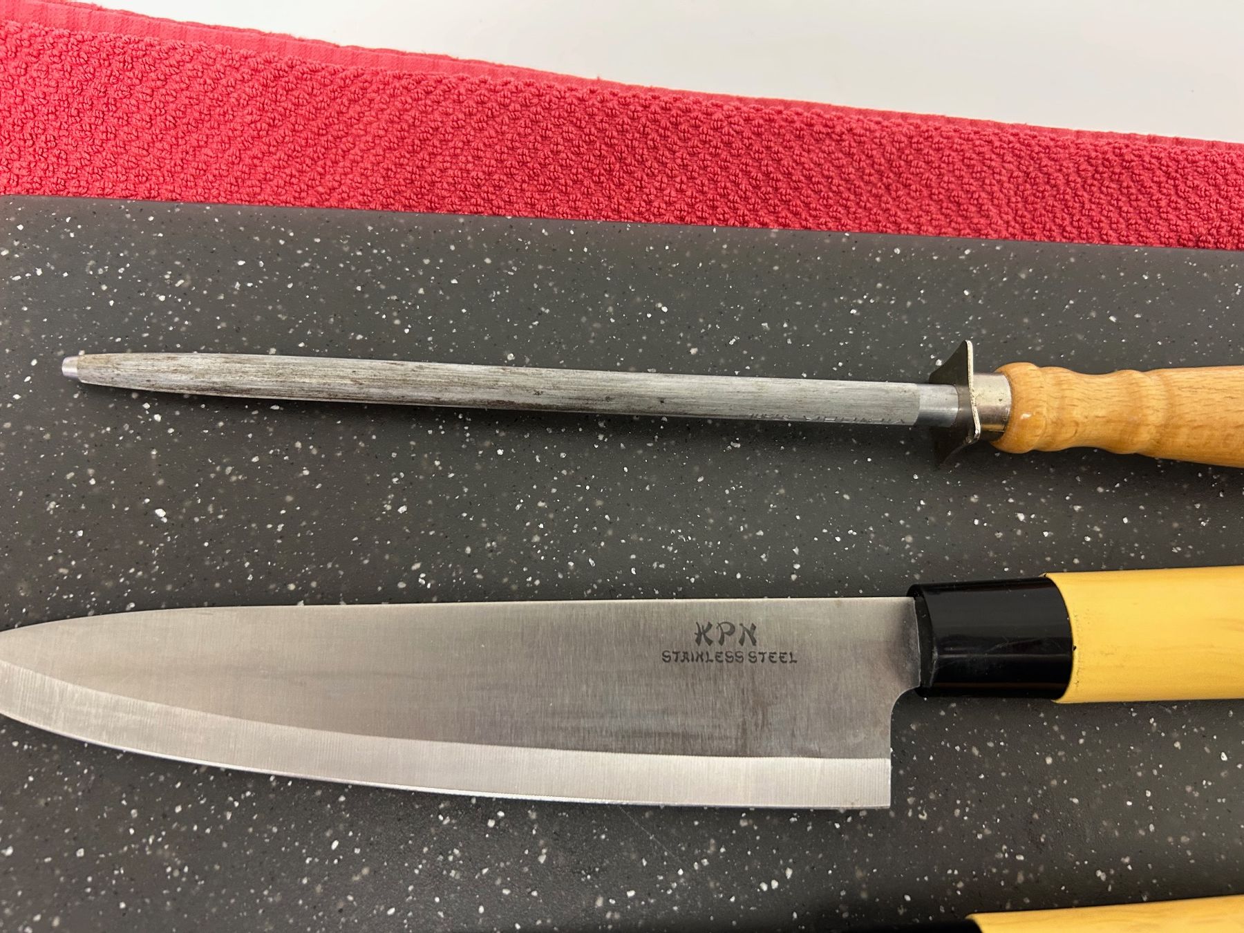 Coltelli da cucina: Chinesische Profi Messer + Schleiffstahl – Usato da Rheineck venduto da emma.gut 8