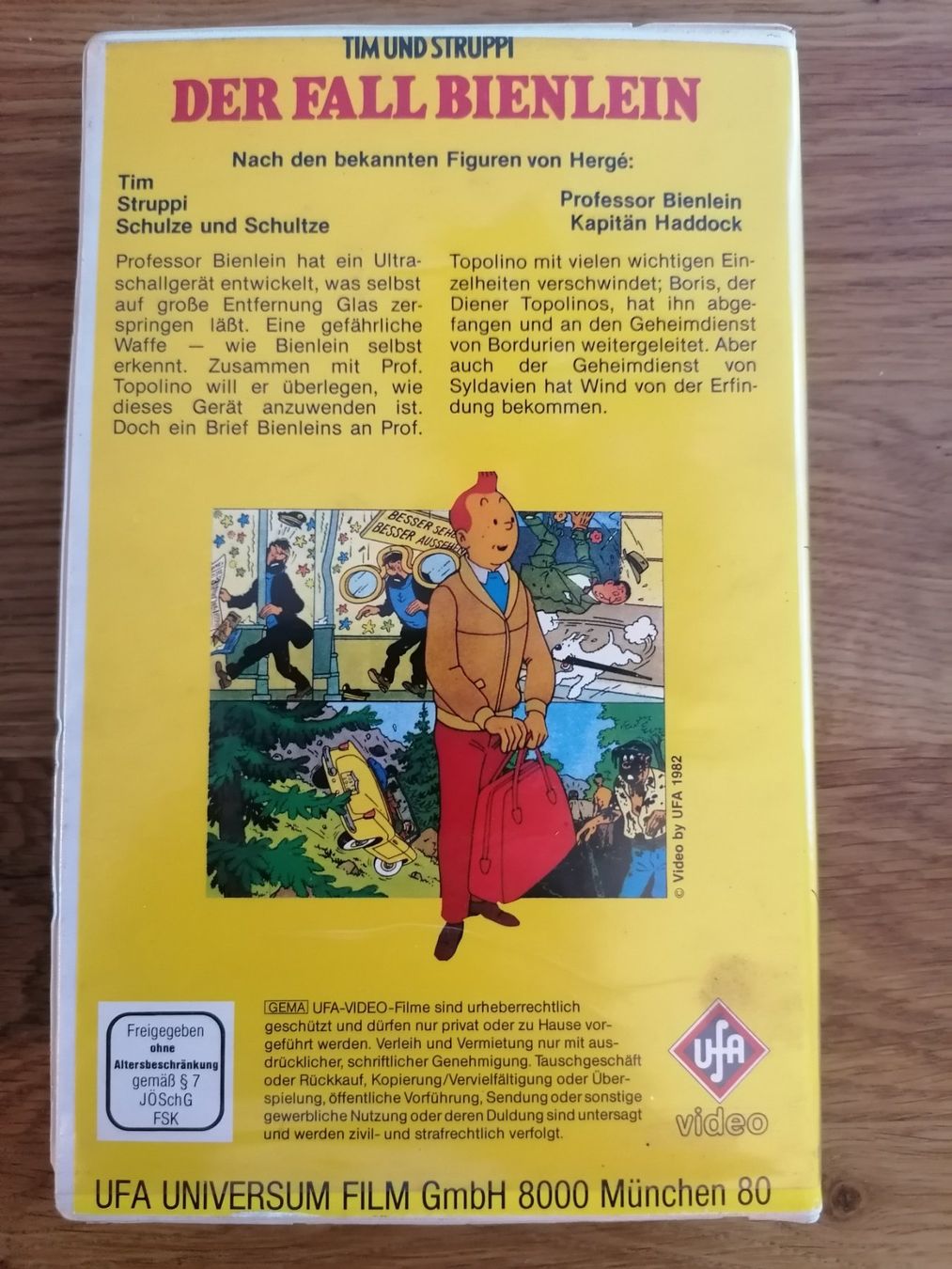 Toutes les VHS: VHS Tim und Struppi - Der Fall Bienlein / 1982 – D'occasion à Basel par vintagecollector 1