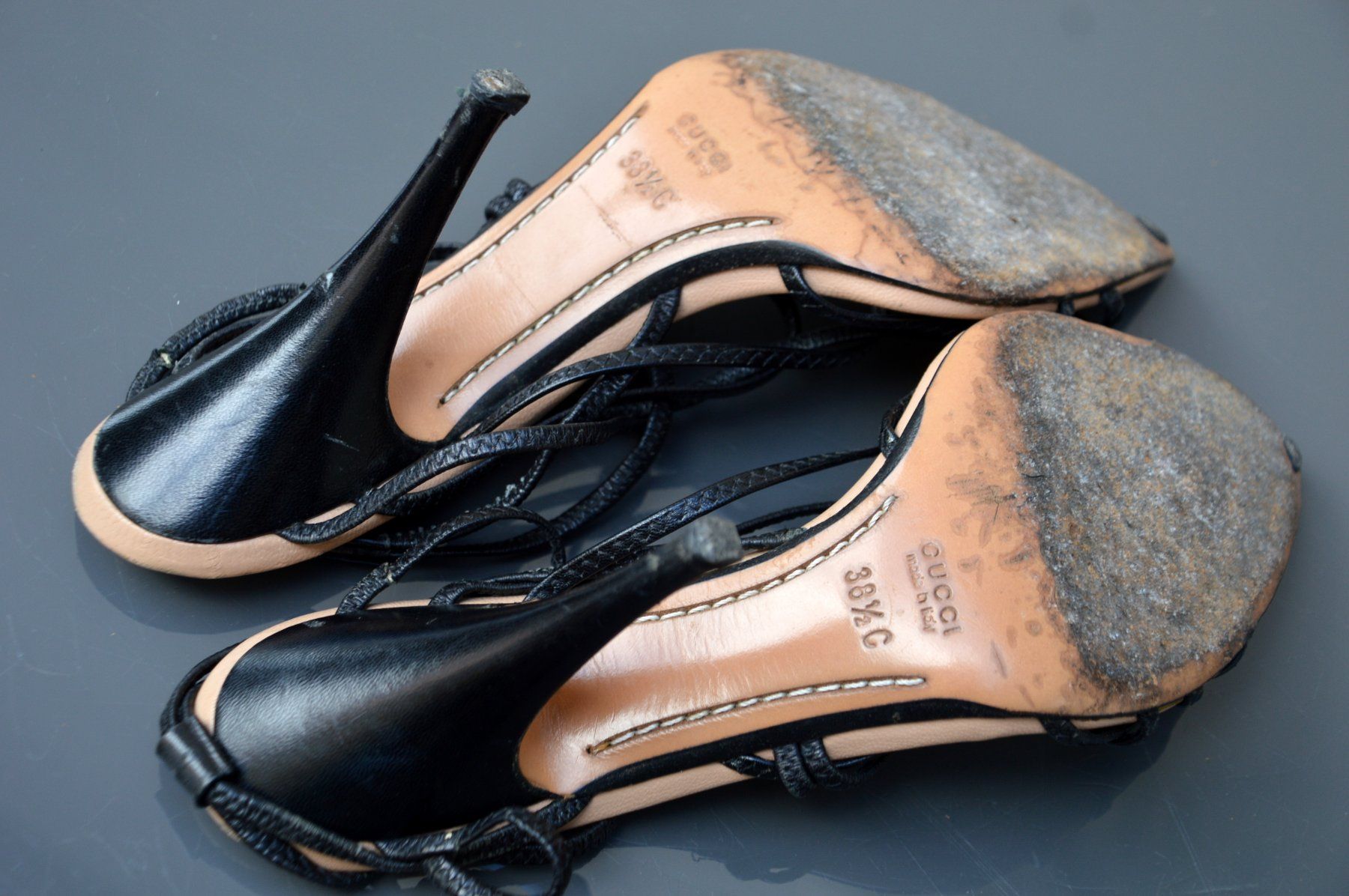 Gucci Damenschuhe: Sandalen / Sandales GUCCI   38,5 – Gebraucht aus Collonges von Auganien 6