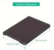 MSATA SSD zu 2.5 SATA3 Adapter mit Kunststoffgehäuse