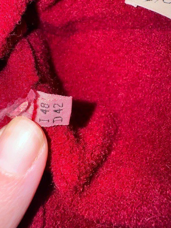 Maglioni & Felpe: Blumarine Pullover mit Pelzbesatz, Gr. 42, Bordeaux. ... – Usato da Obergösgen venduto da crystalfox 3