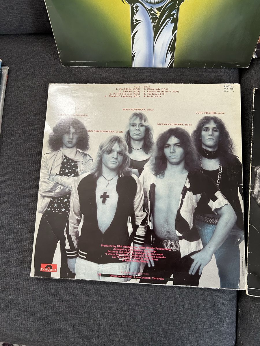 Vinyles: Original LP Vinyl Accept Sammlung  – D'occasion à Trimbach par RAMM-STEIN 6