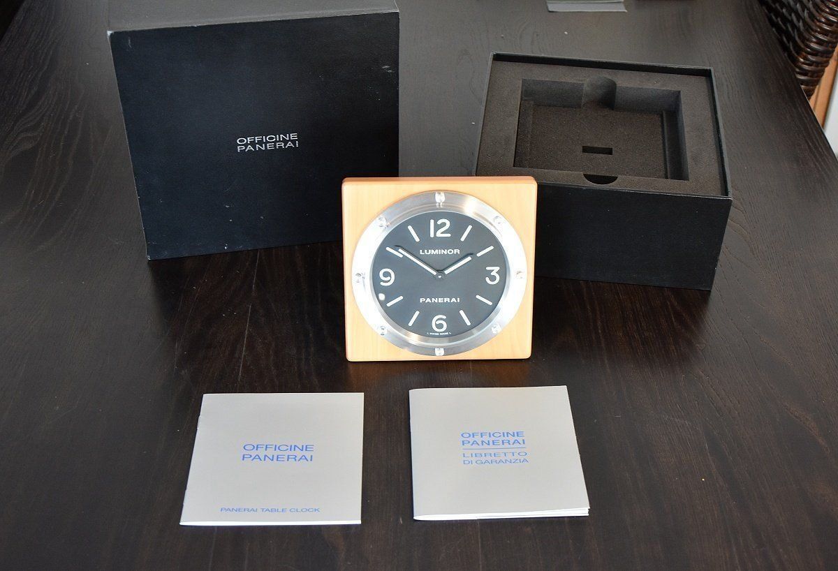 Panerai Orologi: Panerai Tischuhr – Nuovo e nell'imballaggio originale da Thalwil venduto da malexx 4