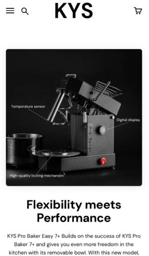 Elettrodomestici da cucina: **KYS ProBaker 7 Plus Spiralkneter / Teigknetmaschine** – Usato da Altnau venduto da LucaKlaesi84 8