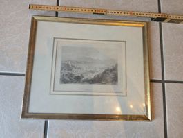Stahlstich von Luzern 1835