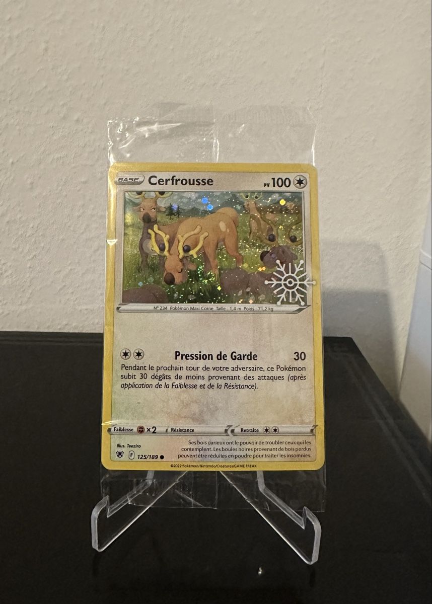 Pokémon Carte collezionabili: Pokémon FR Cerfrousse scellé – Nuovo e nell'imballaggio originale da Grand-Lancy venduto da Mario64