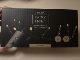 Fairy light, recharge string, 2 meters, 40 led