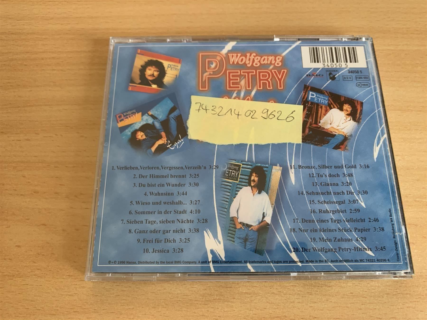 CD: Wolfgang Petry – Alles – Usato da Rikon im Tösstal venduto da Alpenmutz 1