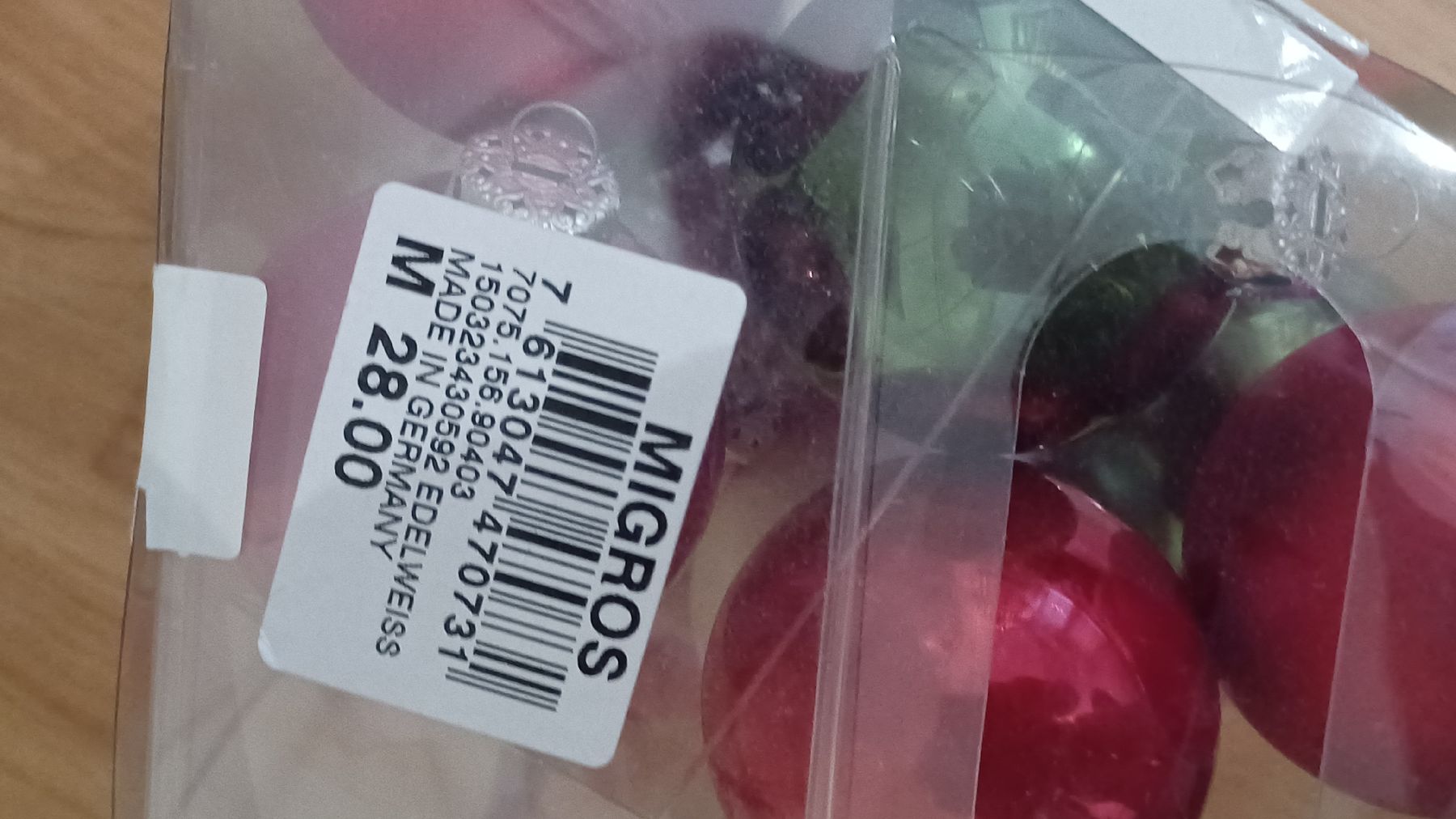 Migros Tutte le decorazioni: Weihnachtskugeln Set Migros Edelweiss M, 25 Stk. – Nuovo (secondo la descrizione) da Steinach venduto da Sommer9000 2
