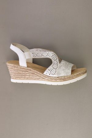 Rieker Sandalen Gr. 37 weiß