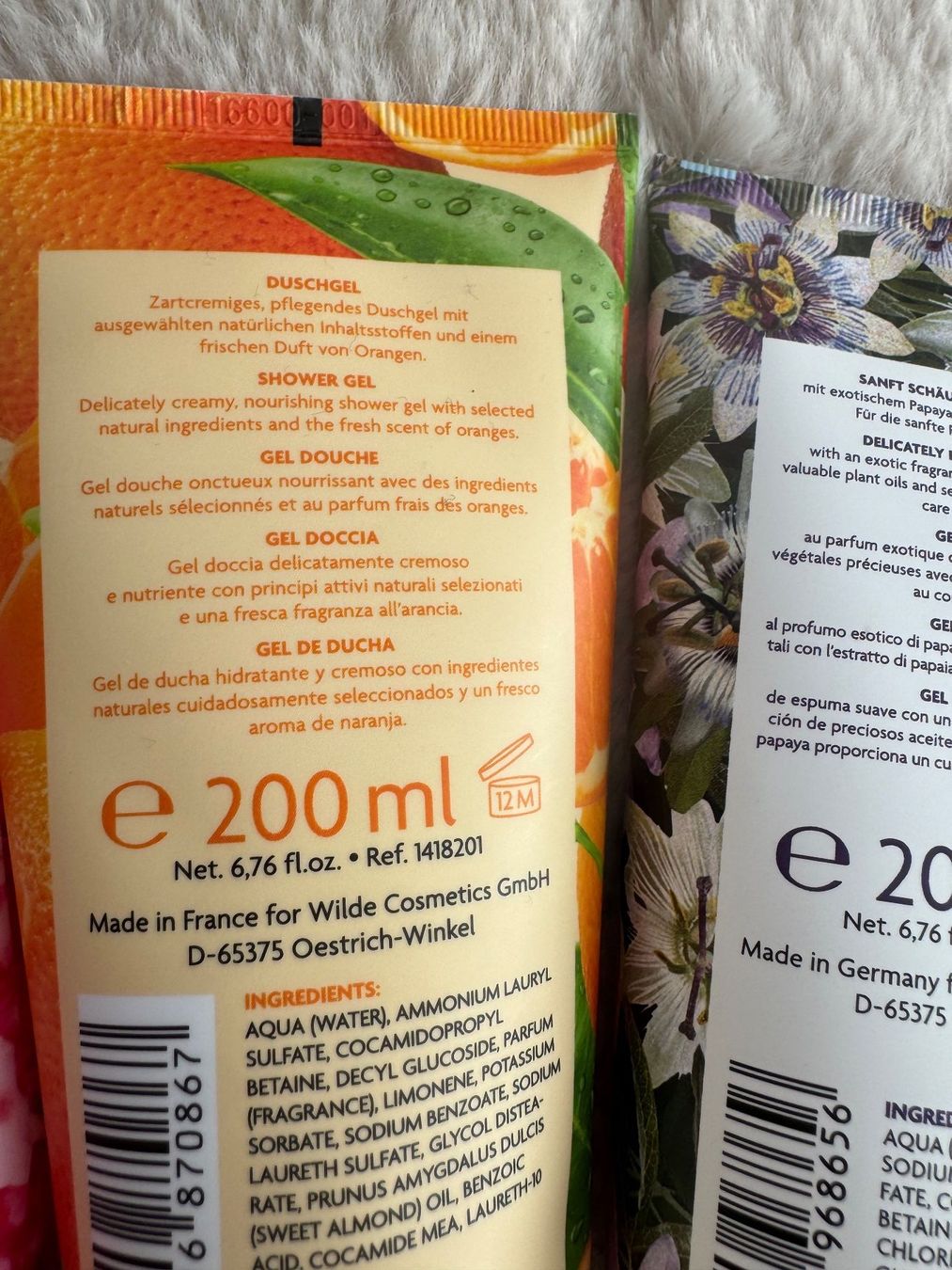 Duschen: 4 Stück Douche LaNature à je 200ml – Neu und originalverpackt aus Zäziwil von blackpearl 4