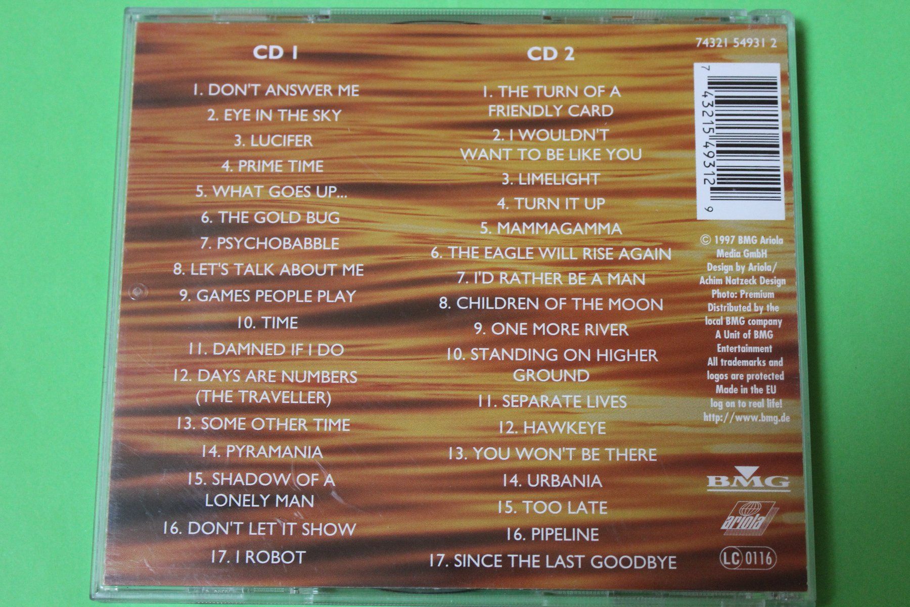 CDs: THE ALAN PARSONS PROJECT - GOLD COLLECTION 2CD 1998 – Gebraucht aus Tübach von JamesStone 2