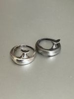 Vintage Puzzle Silber Ring (Twin-Design):56-57