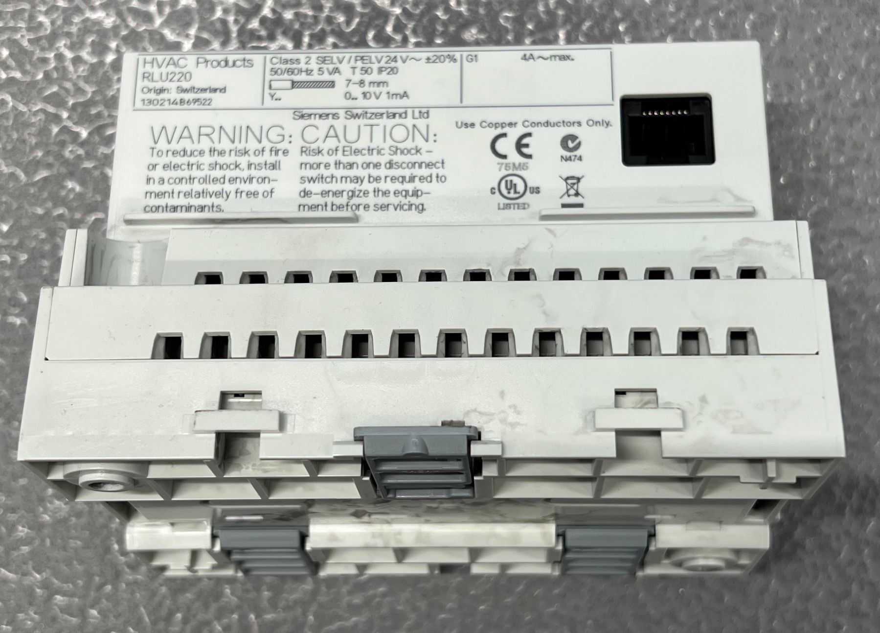Siemens Sistema di controllo: Siemens RLU220 Universal Controller – Usato da Romanshorn venduto da DonRicardoo 1