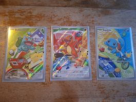 Pokémon 30th Anniversary First Partner Promos! Boosterfrisch
