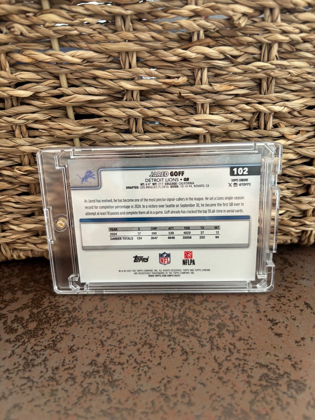 Topps Carte collezionabili: Topps Chrome Jared Goff 08/25 – Nuovo (secondo la descrizione) da Schöftland venduto da matijas1994 1