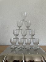 Top-Rarität:10er Set Baccarat Kristall Likörgläser - „Lulli“