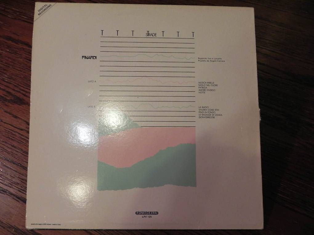 Dischi in vinile: Finardi - TTT Strade TTT - Lp – Usato da la Chaux-de-Fonds venduto da Lampe 1