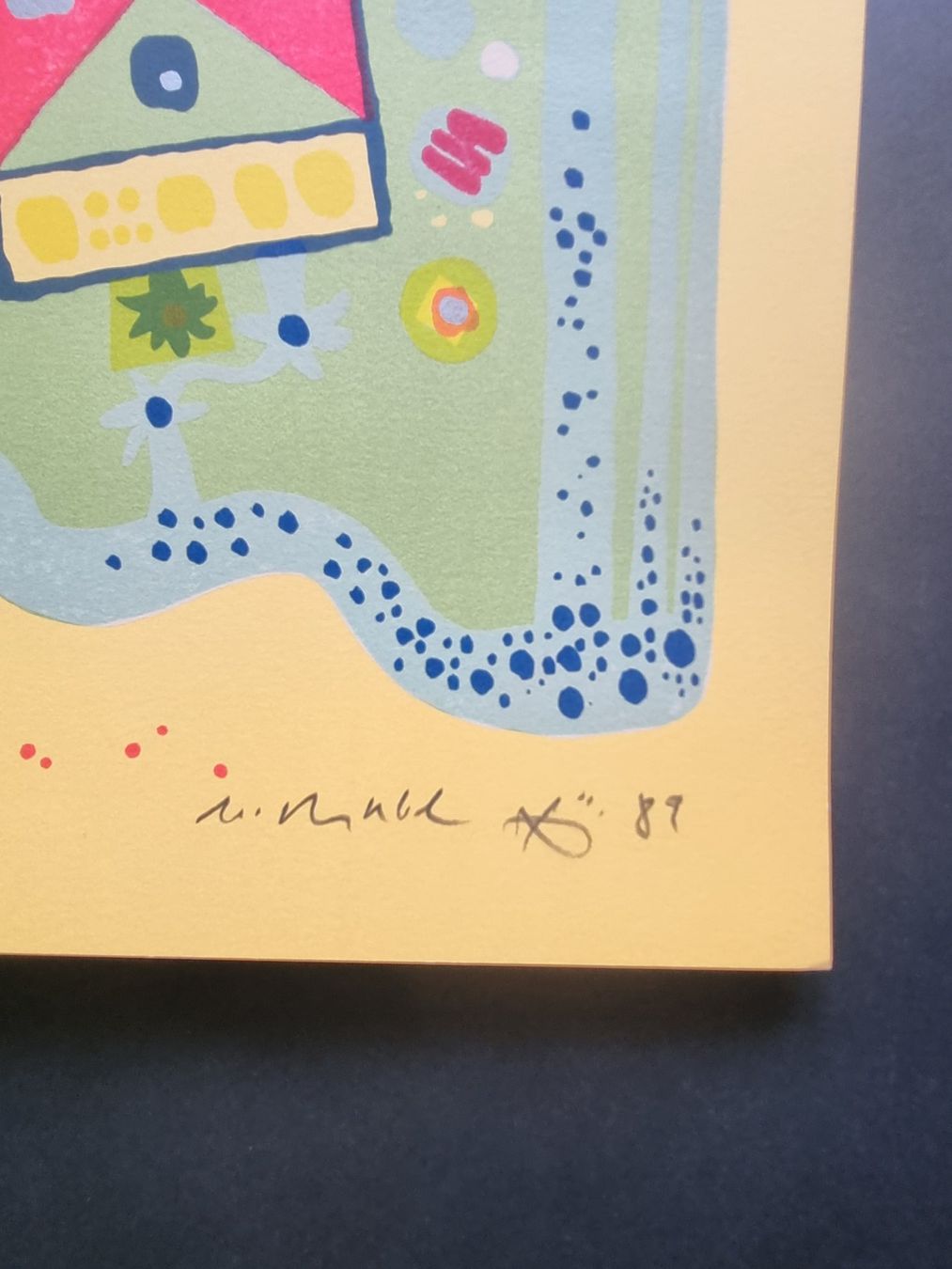 Grafica & Litografie: URS HUBER SERIGRAPHIE SIGNIERT NUMMERIERT – Usato da Gersau venduto da grafik-kunst 3