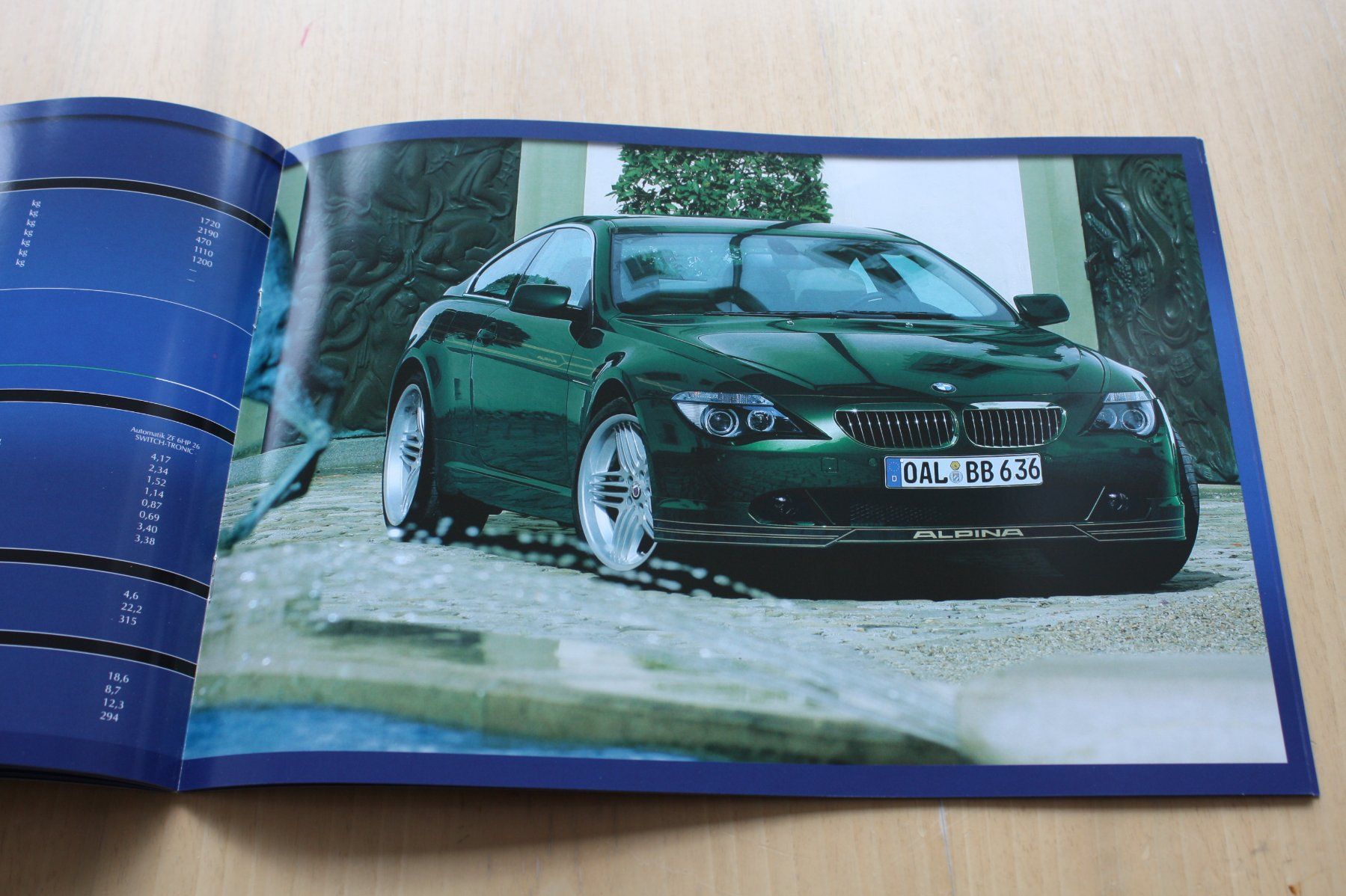 Alpina Documenti: Alpina Prestige Prospekt 2007 – Usato da Wikon venduto da erwin400 7