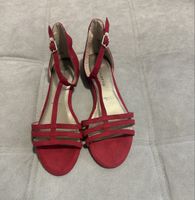 Rote Tamaris Sandalen Gr. 41