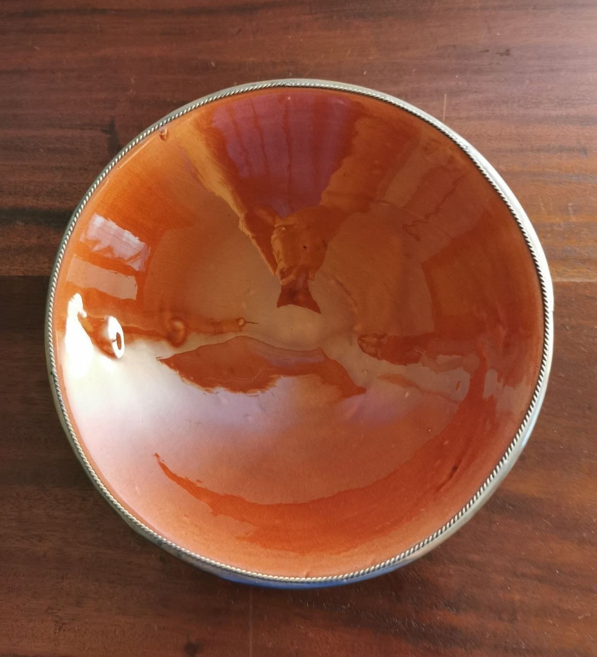 Piatti di portata: Coupe en céramique ocre rouge – Usato da Veyrier venduto da Leilazizou 1
