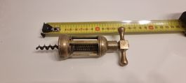 Vintage Brass Corkscrew, Wine Opener, Italy