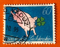 Briefmarken aus San Liechtenstein gestempelt