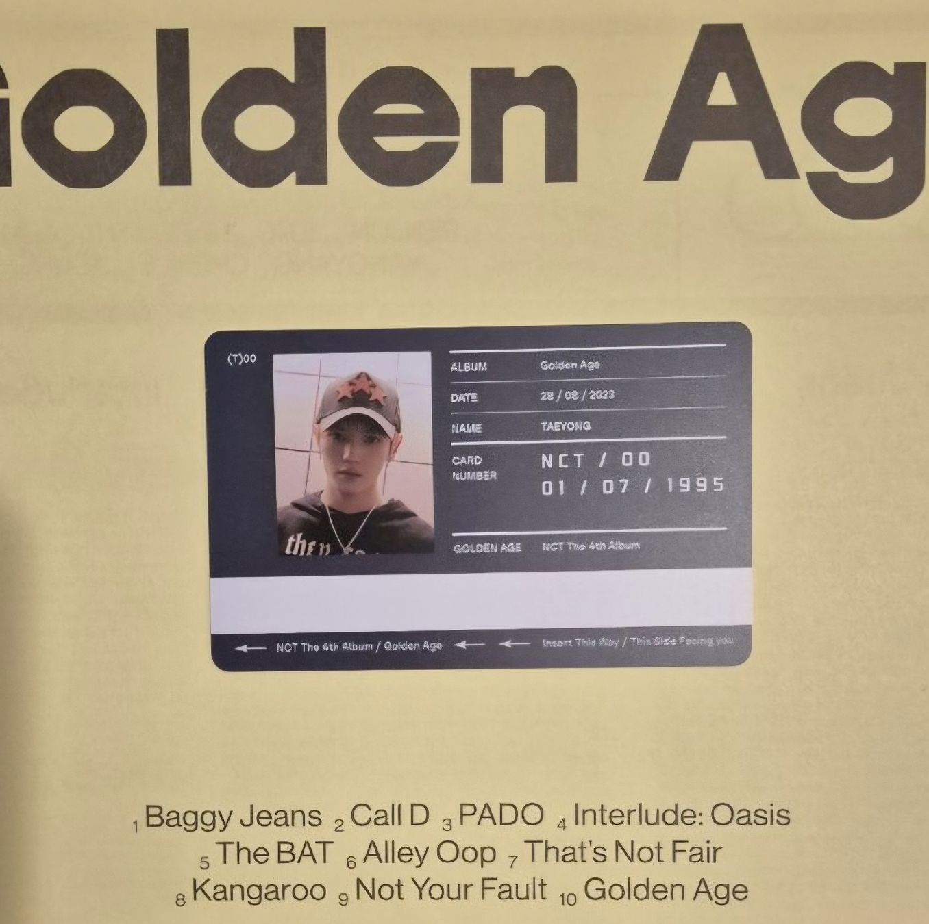 CD: NCT GOLDEN AGE Collecting version Jeno – Nuovo (secondo la descrizione) da Muraz (Collombey) venduto da let_mwf2 3