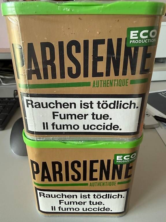 Tabacchi: Zwei Parisianne ECO Authentique je 70g – Nuovo e nell'imballaggio originale da Volketswil venduto da T__J