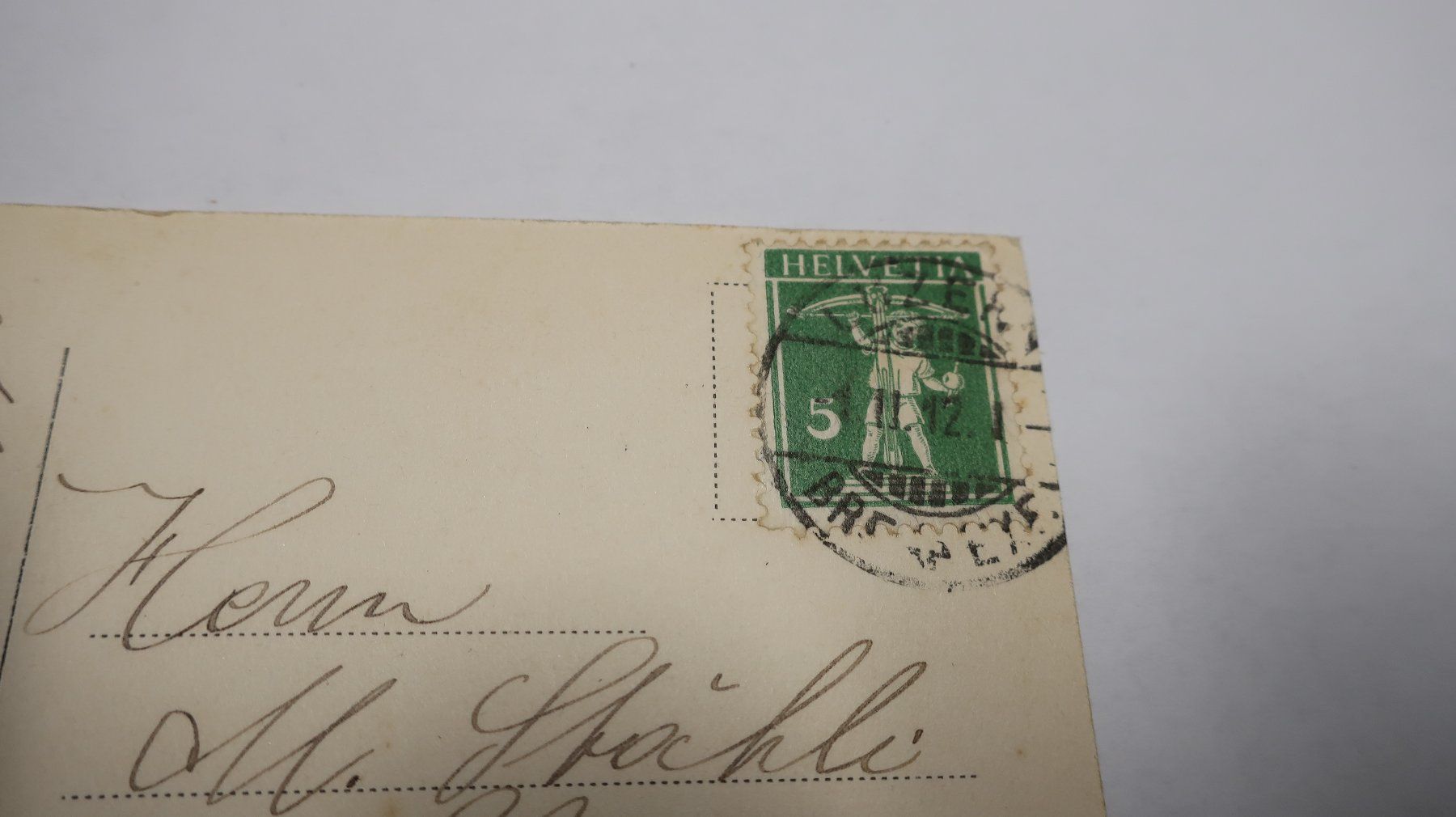 Cartoline postali: Luzern - Schweizerhofquai mit Rigi  1912 – Usato da Cormoret venduto da Pascalll2001 5