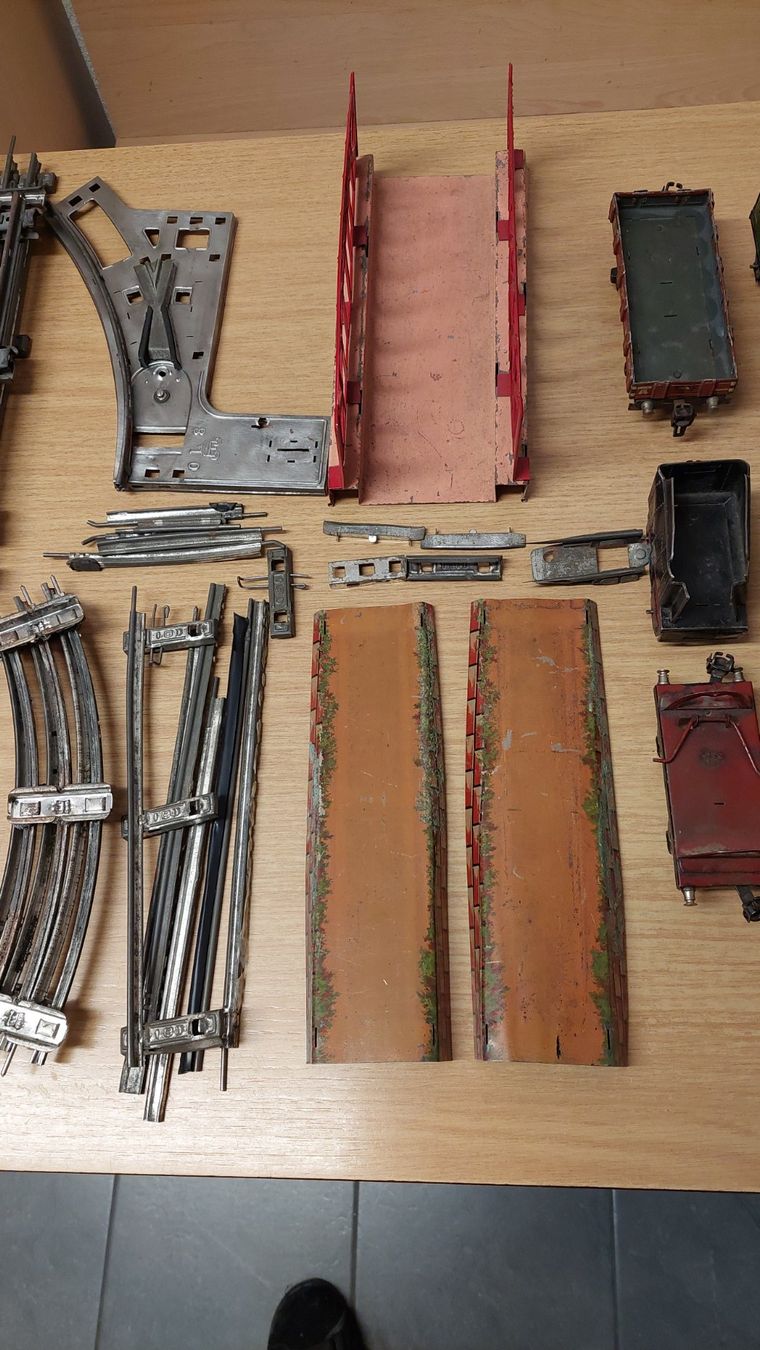 Modellini di ferrovie: Tinplate Bastelware Spur 0 – Difettoso da Wädenswil venduto da Frosch33 2
