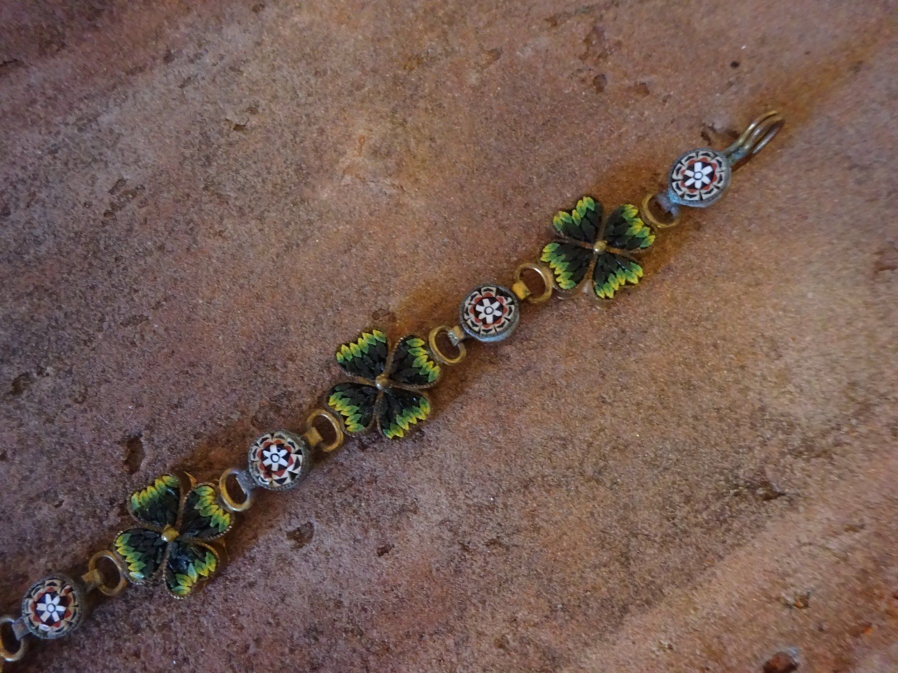 Armbänder & -reifen: Armband Mirkomosaik Vierkleeblatt – Gebraucht aus Esslingen von FetteSchnecke 3