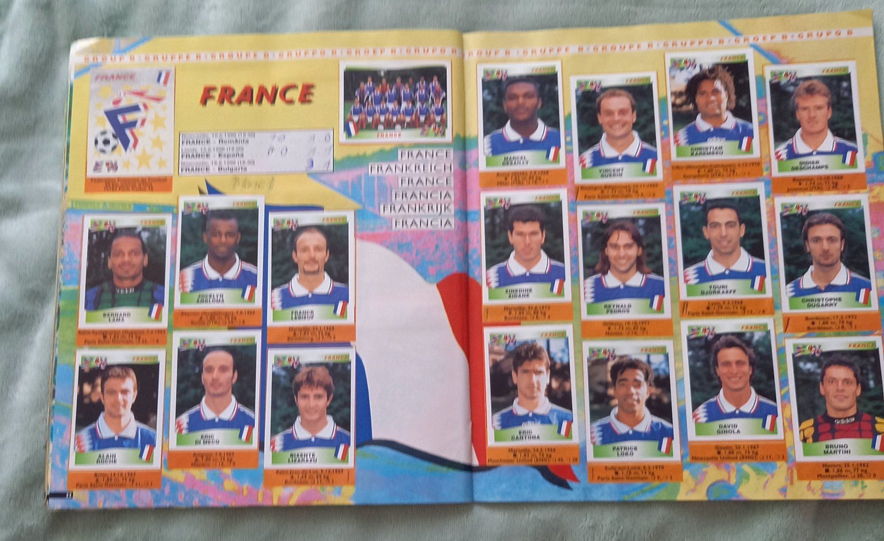Panini Album: Panini Europa 96 Album – Usato da zürich venduto da Maratonga 6