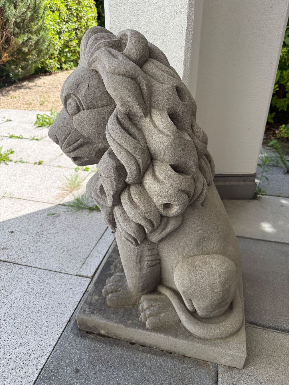 Sculture & Statue: Steinsitzender Löwe 2 Stück (Sandstein) – Usato da Schindellegi venduto da Haru5 2