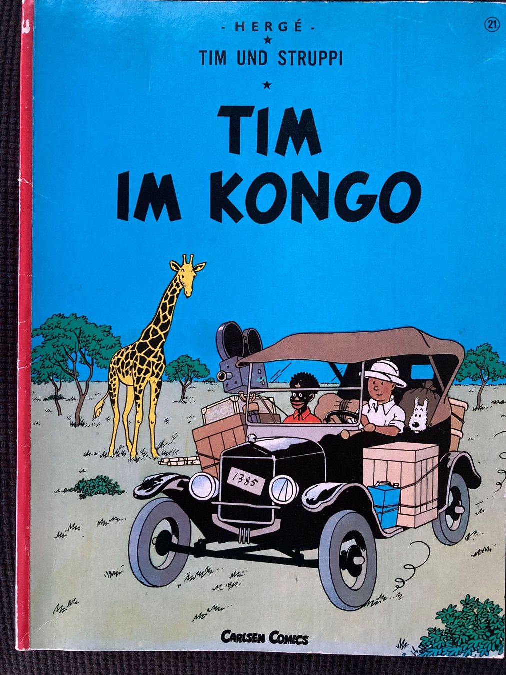 BD: Tim und Struppi, Tim im Kongo – D'occasion à Baden par Yoyo1
