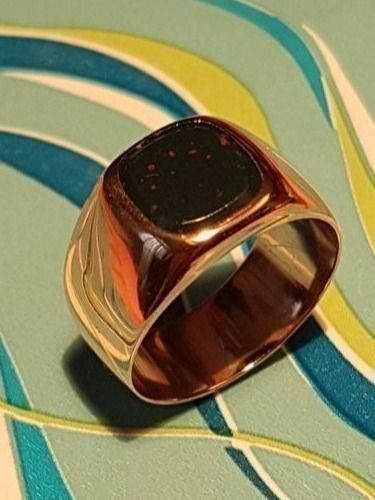 Ringe: Kunstvoller Ring mit Heliotrop – Neu (gemäss Beschreibung) aus Unterägeri von Altgoldschmuck 5