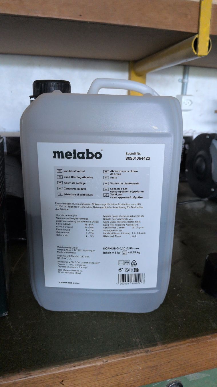 Metabo Tutti gli attrezzi: Metabo SSP 1000 Sandstrahlpistole – Usato da Embrach venduto da Djtueschair01 1