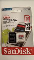 SanDisk Ultra microSDHC 32 GB + Adapter – NEU & ungeöffnet